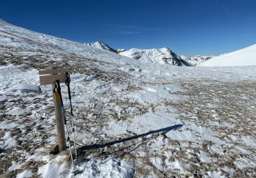 Randonnée Raquettes à neige Entraunes - Tête de la Boucharde  - Photo