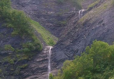 Randonnée Marche Les Avanchers-Valmorel - Valmorel Altispace Les cascades PrarionD retour - Photo