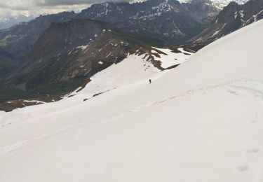 Excursión Esquí de fondo Valloire - Tricotage pic blanc du Galibier, petit Galibier ouest.. - Photo