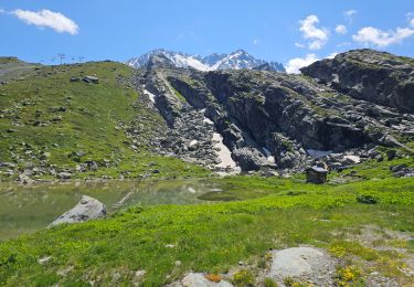 Percorso Marcia Les Belleville - Val Thorens, Le lac Blanc, retour par les lacs de la Tête Ronde  - Photo