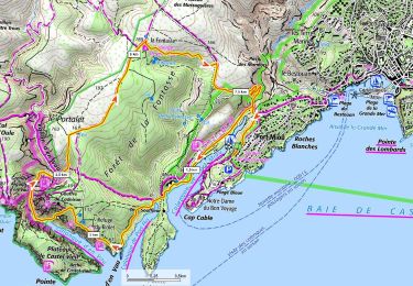 Tour Wandern Cassis - Port Miou EnVau 370m+ boucle depuis Cassis - Photo