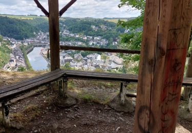 Trail Walking Bouillon - rocher du pendu bouillon - Photo