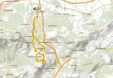 Tour Mountainbike Fuveau - Mt Marseillais D+800m - Photo