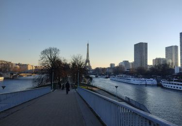 Tocht Stappen Parijs - Du pont du Garigliano à la porte d'Orléans via la Bastille - Photo