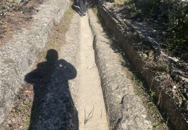 Trail Walking Remoulins - Le pont du Gard, Vers, les carrières  - Photo