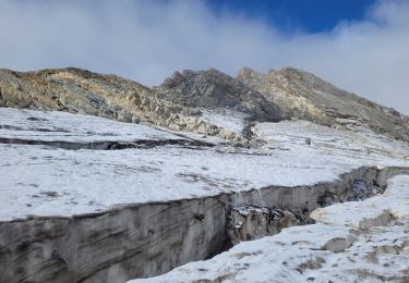 Tour Wandern Tignes - approche glacière de la cime de la Golette - Photo