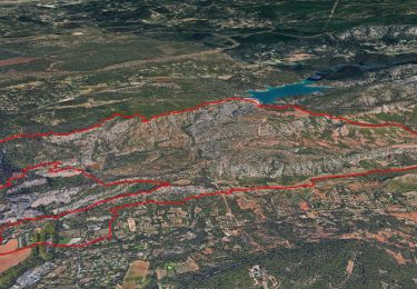 Randonnée Marche Beaurecueil - Le tour des trois  barrages - Bibemus -Vallon du Marbre - Photo