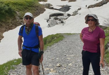 Excursión Senderismo Les Contamines-Montjoie - Lacs Jovet AR depuis Notre Dame de la Gorge  - Photo