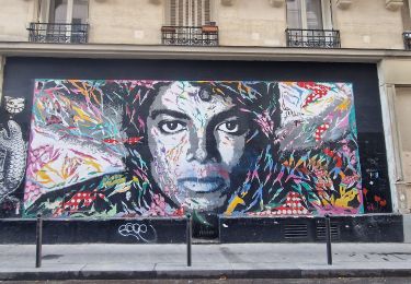 Tour Wandern Paris - Street art Montmartre et Tunnel des Tuileries novembre 2022 - Photo