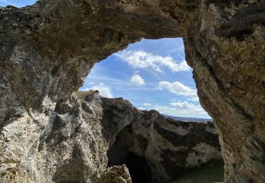 Trail Walking Urbasa - Wikiloc - Arco de Portupekoleze y cueva de Lezaundi desde venta Lizarraga - Photo