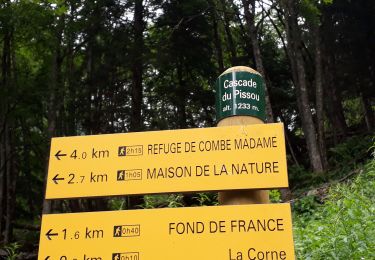 Randonnée Marche Le Haut-Bréda - cascade du Pissou - Photo