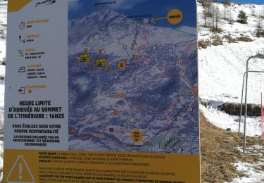 Tour Schneeschuhwandern Crévoux - Refuge de Cebières 230222 - Photo
