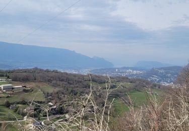 Tour Wandern Barberaz - 180323 haut de la COCHE - Photo