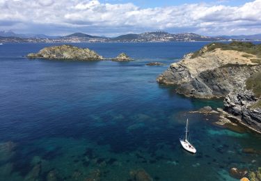 Trail Walking Hyères - Sentier du littoral de Giens - Photo