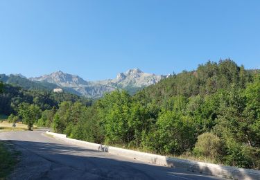 Randonnée Marche Enchastrayes - L'AUPILLON DEPUIS LE CAMPING 