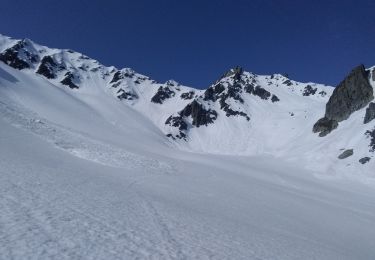 Randonnée Ski de randonnée Le Haut-Bréda - pic de la belle étoile, vers la dent du Pra - Photo