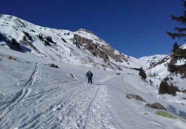 Excursión Esquí de fondo Aime-la-Plagne - le Crêt du Rey face Est - Photo