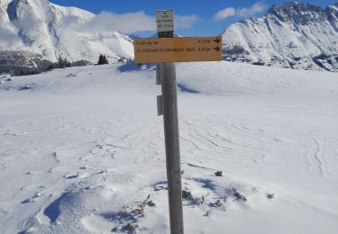 Tocht Sneeuwschoenen Le Dévoluy - cretes de baume. collet du that - Photo