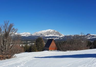 Tocht Sneeuwschoenen Saint-Agnan-en-Vercors - Rousset-Plateau de Beure 7,5km - Photo