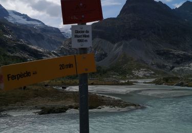 Percorso Camminata nordica Evolène - glacier Miné  - Photo