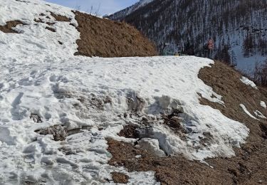 Randonnée Raquettes à neige Abriès-Ristolas - Le Roux- Valpréveyre  - Photo