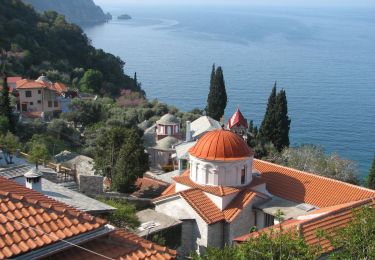 Percorso A piedi  - Ι. Σ. Αγίας Άννας - Ι. Μ. Μεγίστης Λαύρας - Photo