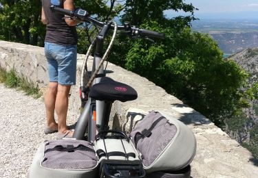 Trail Electric bike Aiguines - verdon2 - Photo