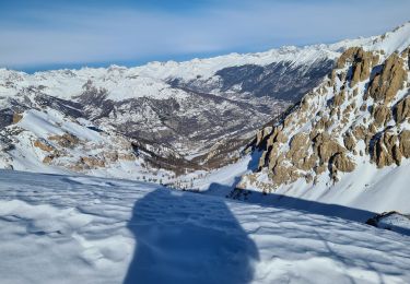 Trail Touring skiing Villar-Saint-Pancrace - crêtes des barres - Photo