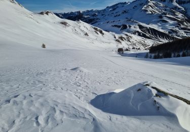 Trail Touring skiing Vars - tête de crachet Vars - Photo