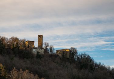Randonnée A pied Canossa - Rossena - Braglie - Ceredolo dei Coppi - Cortogno - Mulino di Cortogno - Casina - Migliara - Photo
