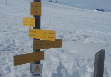 Tour Schneeschuhwandern Hauteluce - Col des Saisies - Croix de la Coste - Signal de Bisanne - Photo