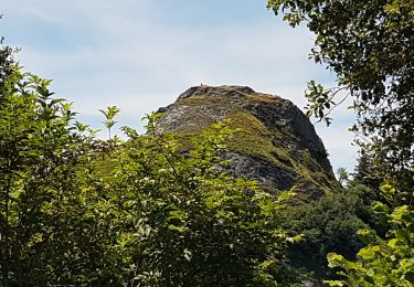 Trail Walking Orcival - roche tuiliere - Photo