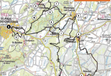 Tocht Mountainbike Saint-Paul-Trois-Châteaux - Circuit Noir n°14 les Sept Clochers - Photo