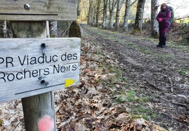 Trail Walking Lapleau - viaduc rochers noirs - Photo