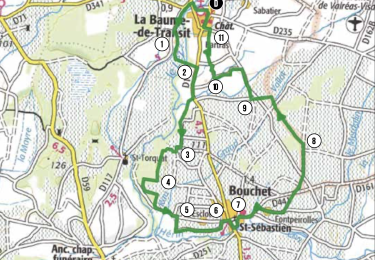 Tour Mountainbike La Baume-de-Transit - Circuit Vert n°3 les Balmes - Photo