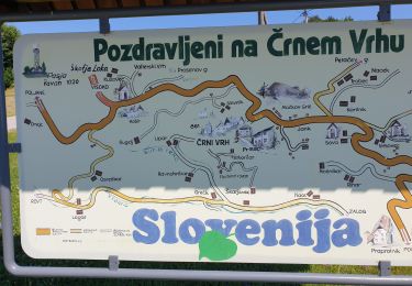 Percorso Bici da strada Dobrova-Polhov Gradec - Crois vrh vers visoko - Photo