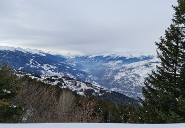 Tocht Sneeuwschoenen Bourg-Saint-Maurice - Les Arcs Chantel vers l'Altiport en boucle  - Photo