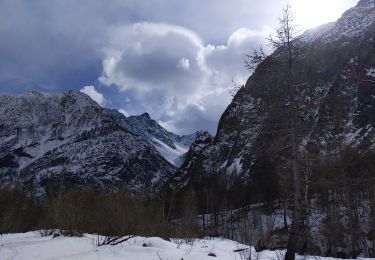 Randonnée Raquettes à neige Vallouise-Pelvoux - refuge pré de Mme Carle 17 03 21 - Photo