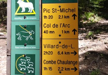 Tour Wandern Villard-de-Lans - Rocher de l'ours-col de l'arc depuis le parking de la conversaria - Photo