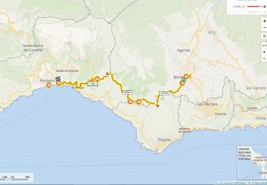 Tour Wandern Agerola - “Sentier des Dieux“ CAI327+CAI331 Bomerano-Nocelle-Arienzo-Positano D+450m D-1000m - Photo