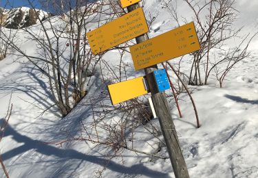 Trail Snowshoes Saint-Jean-d'Arves - Entraigues la Villette le point les charbons - Photo