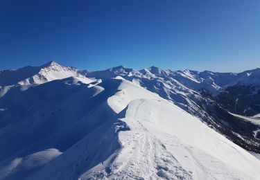 Trail Touring skiing Crévoux - Arête de la Ratelle - Photo