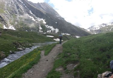 Randonnée Marche Abriès-Ristolas - lac gorgeou - Photo