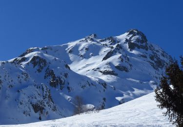 Trail Touring skiing Saint-Colomban-des-Villards - Pointe de la Sambuis - Photo