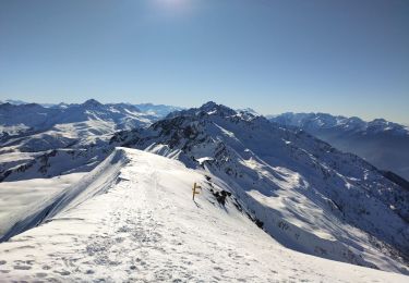 Excursión Esquí de fondo La Léchère - M'ont Bellacha NE par le col de l'arc - Photo