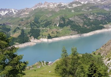 Percorso Marcia Tignes - Tignes 1800 lac de la Sassièrre aller-retour - Photo