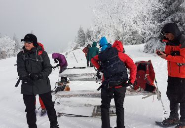 Excursión Raquetas de nieve Autrans-Méaudre en Vercors - La Quoi La Grande Brèche 2020 - Photo