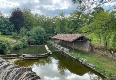 Trail sport Montpezat-de-Quercy - La baraque - gare de borredon - Photo