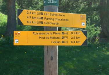Trail Walking Ceillac - lacs ste Anne et miroir - Photo
