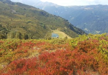 Tocht Stappen Le Haut-Bréda - Croix et lac du Leat  et Pierre du Pin, via le chalet du Bout - Photo